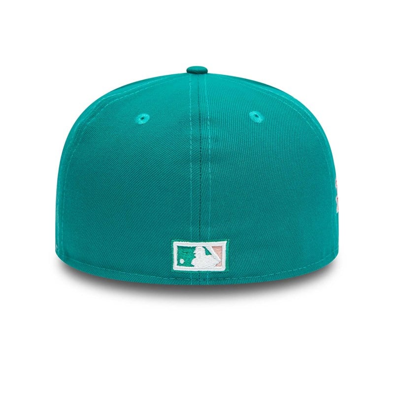 Green New Era Oakland Athletics World Series Fitted Cap 59fifty | QHLD81672