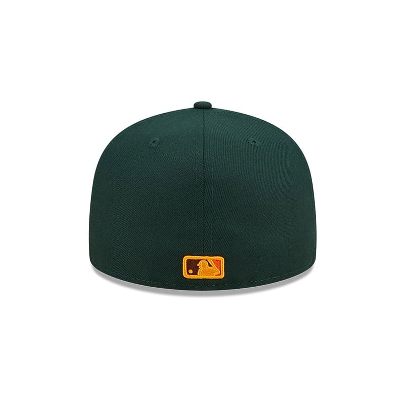 Green New Era San Diego Padres Leafy Fitted Cap 59fifty | QOMB50316