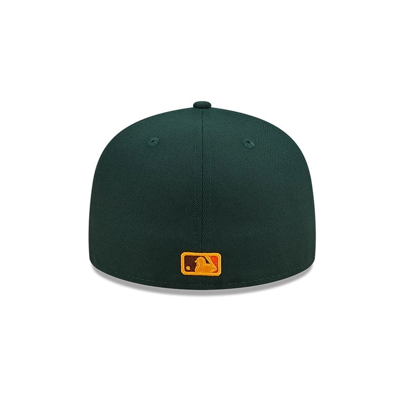 Green New Era Tampa Bay Rays Leafy Fitted Cap 59fifty | GPFB98327