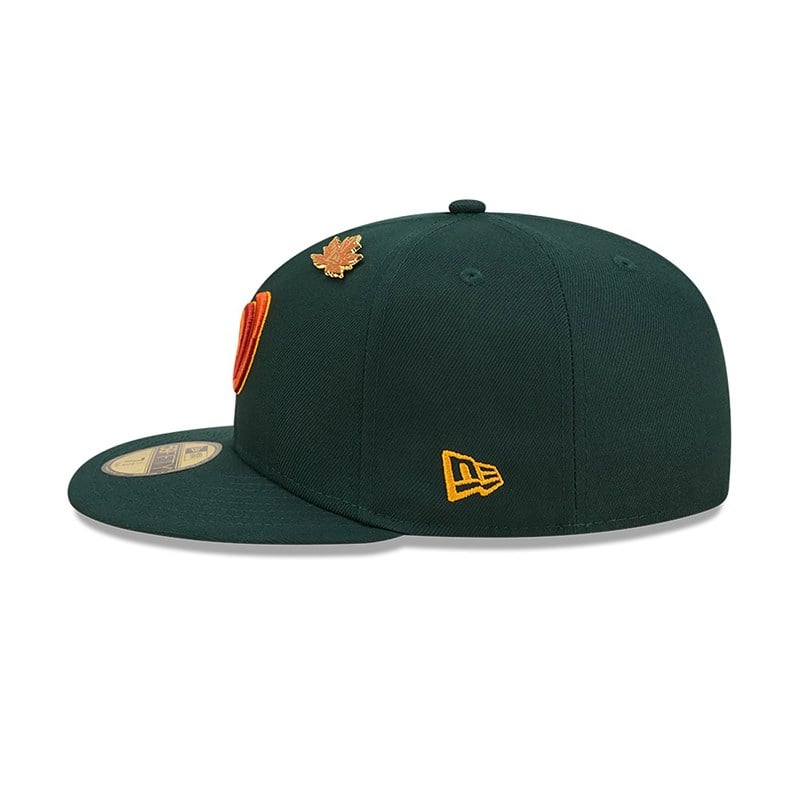 Green New Era Washington Leafy Fitted Cap 59fifty | OAGY37582