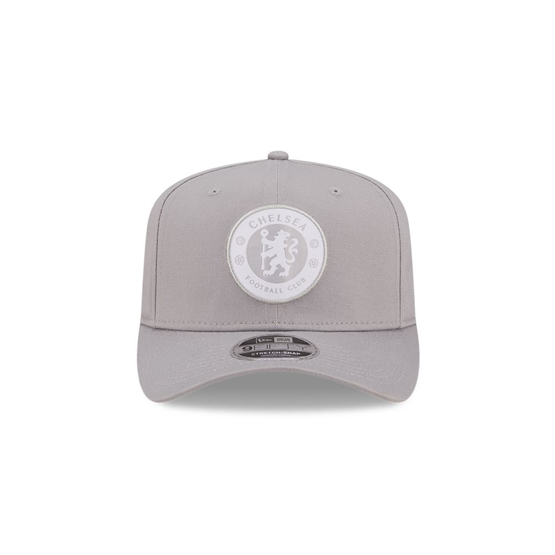 Grey New Era Chelsea Fc Lion Crest Stretch Snap Cap 9fifty | TVHM25703