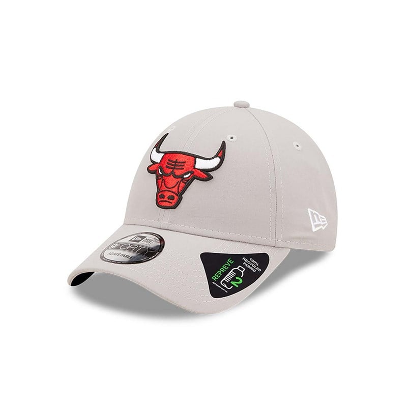 Grey New Era Chicago Bulls Repreve Adjustable Cap 9forty | ZOYV70463