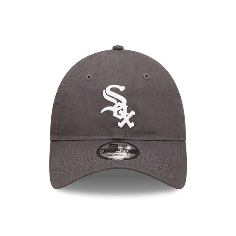 Grey New Era Chicago Sox League Essential Adjustable Cap 9twenty | CXMU54976