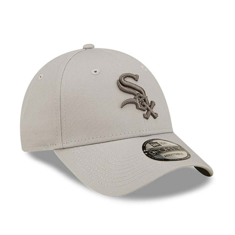 Grey New Era Chicago Sox League Essential Adjustable Cap 9forty | VCFS92645