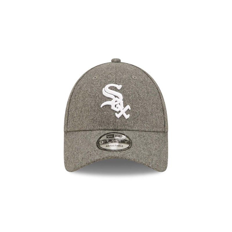 Grey New Era Chicago Sox Wool Adjustable Cap 9forty | AVRW48360