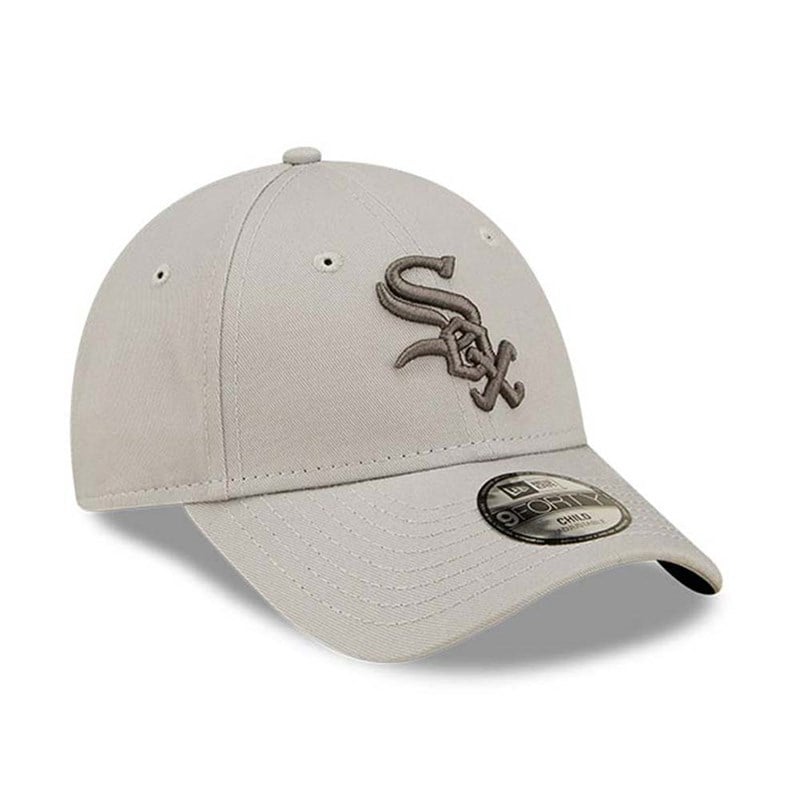 Grey New Era Chicago Sox Youth League Essential Adjustable Cap 9forty | KVHU13947