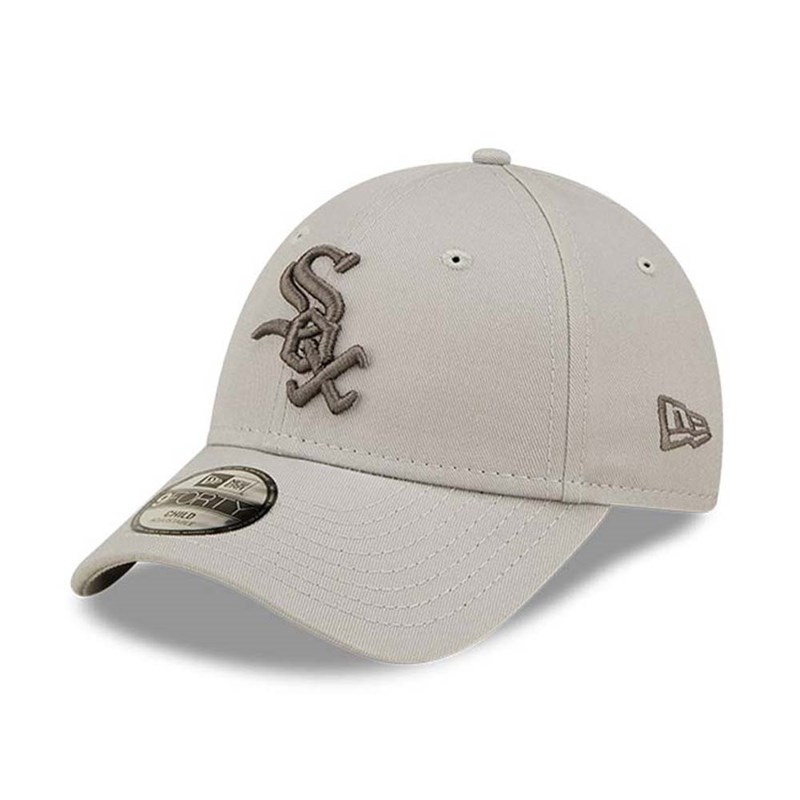 Grey New Era Chicago Sox Youth League Essential Adjustable Cap 9forty | KVHU13947