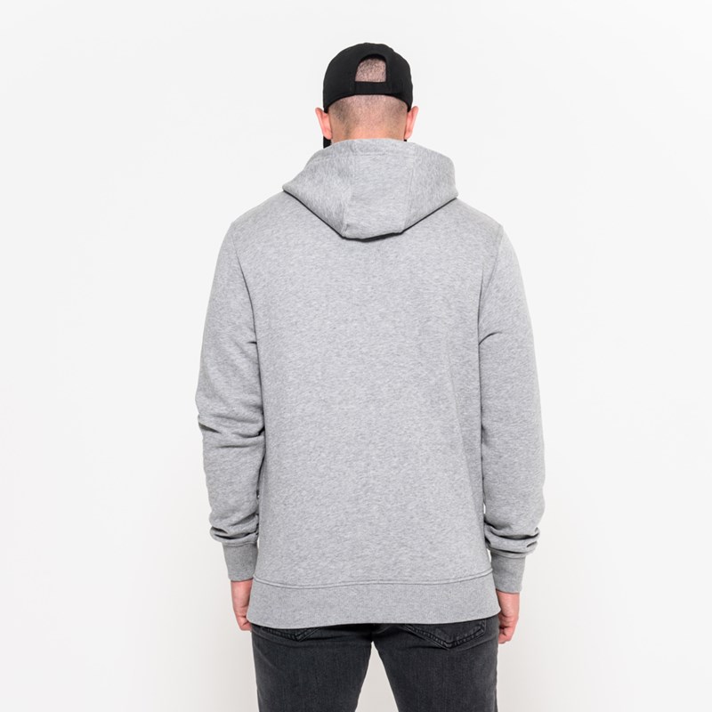 Grey New Era Cleveland Browns Team Logo Hoodie | ZGQV37184