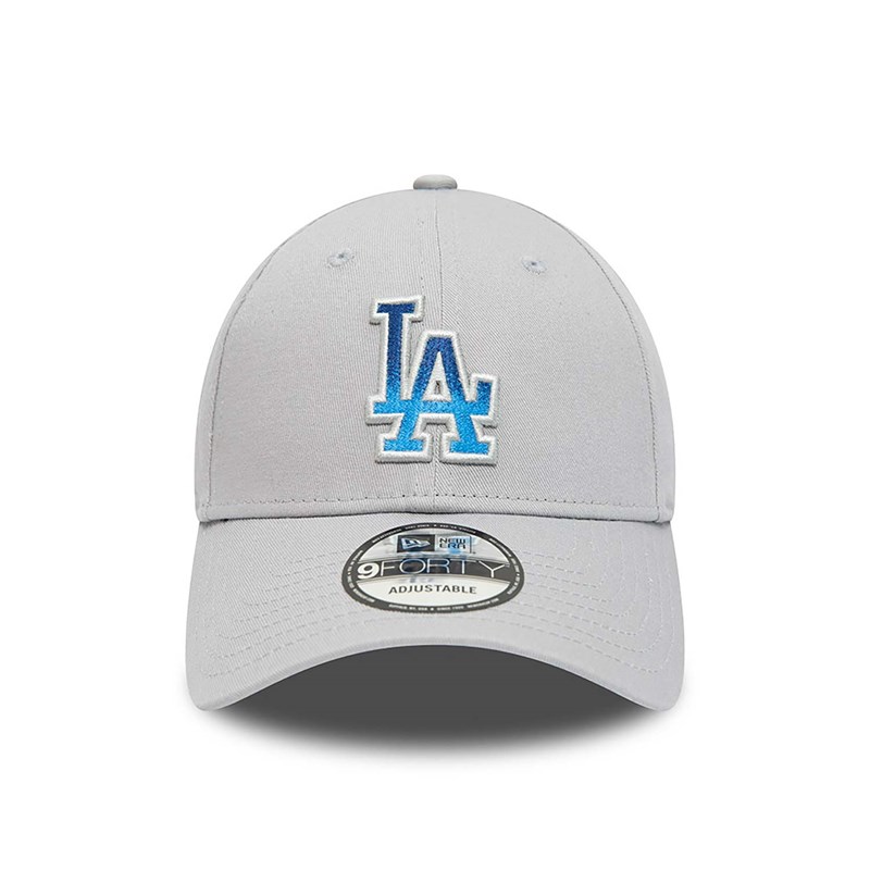 Grey New Era Gradient Infill La Dodgers Adjustable Cap 9forty | JZFQ97612