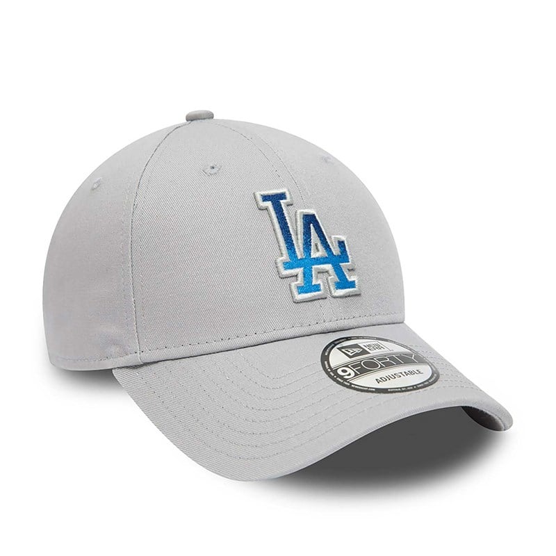 Grey New Era Gradient Infill La Dodgers Adjustable Cap 9forty | JZFQ97612