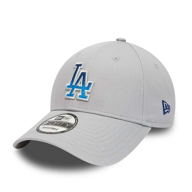 Grey New Era Gradient Infill La Dodgers Adjustable Cap 9forty | JZFQ97612