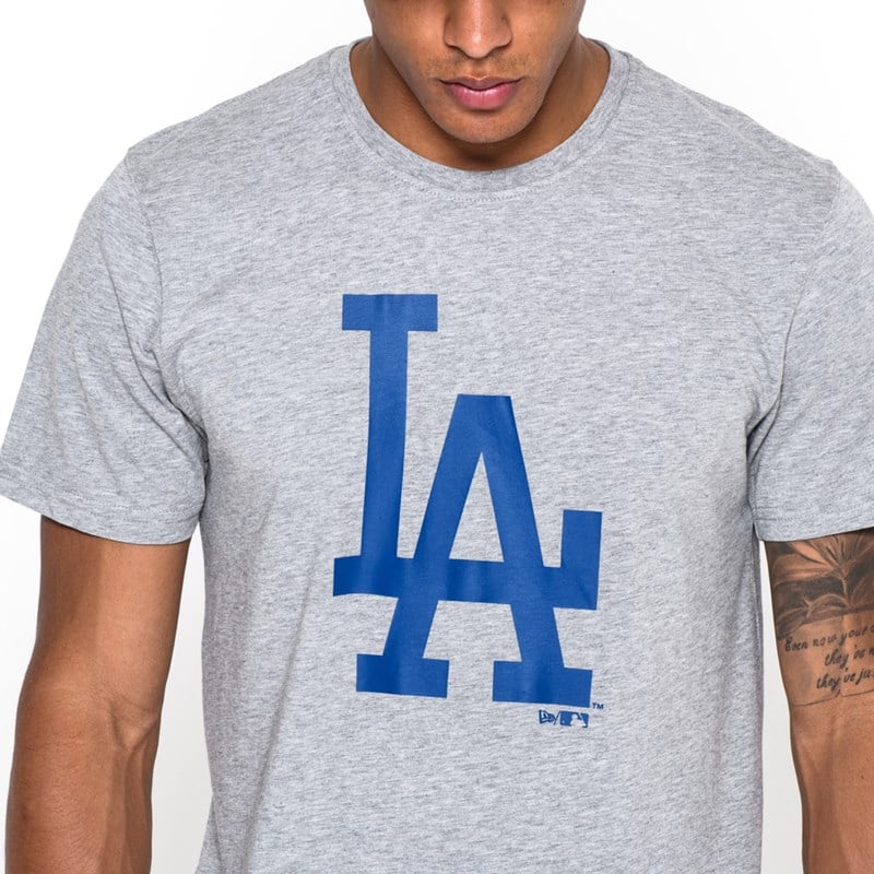 Grey New Era La Dodgers T-Shirt | CQAR06397