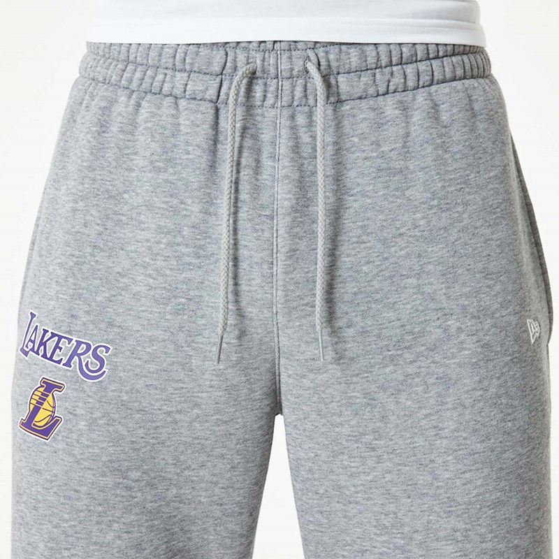 Grey New Era La Lakers NBA Essentials Medium Joggers | ATHL98214