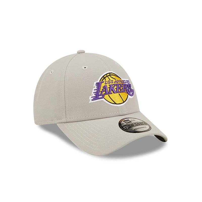 Grey New Era La Lakers Repreve Adjustable Cap 9forty | IPDL14205