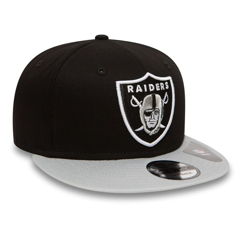 Grey New Era Las Vegas Raiders Cotton Cap 9fifty | MXKZ80631