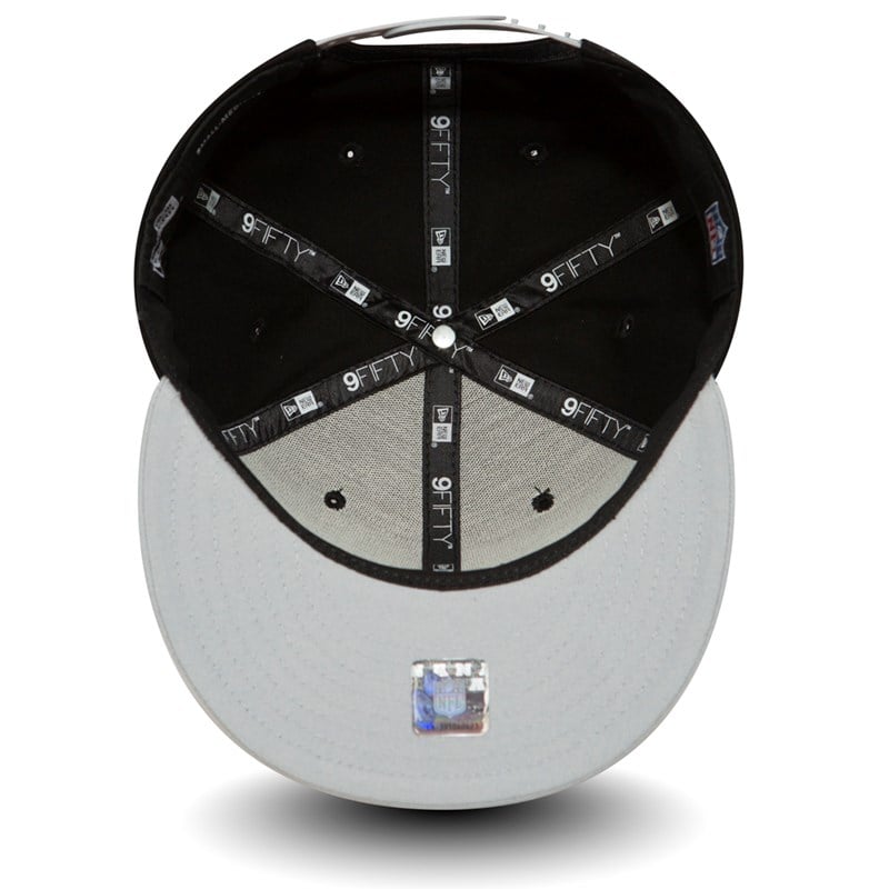 Grey New Era Las Vegas Raiders Cotton Cap 9fifty | MXKZ80631