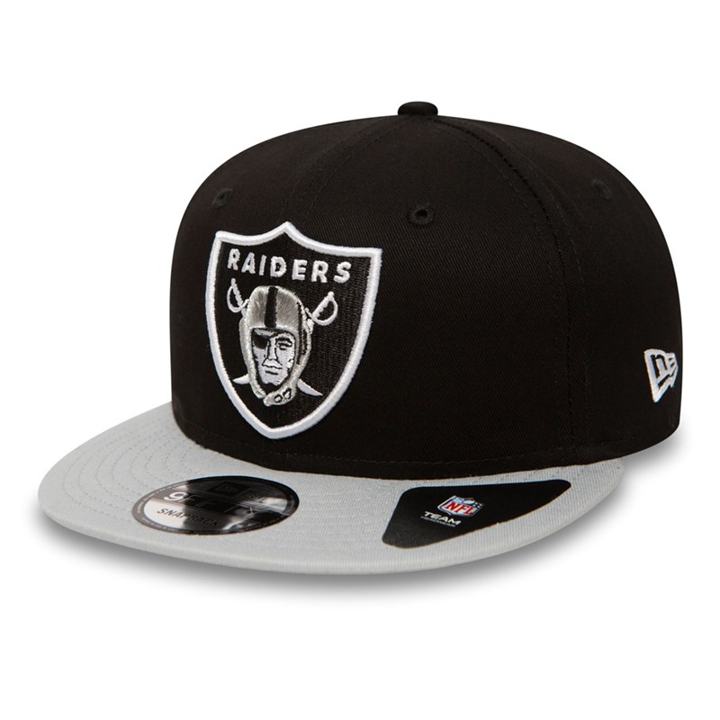 Grey New Era Las Vegas Raiders Cotton Cap 9fifty | MXKZ80631