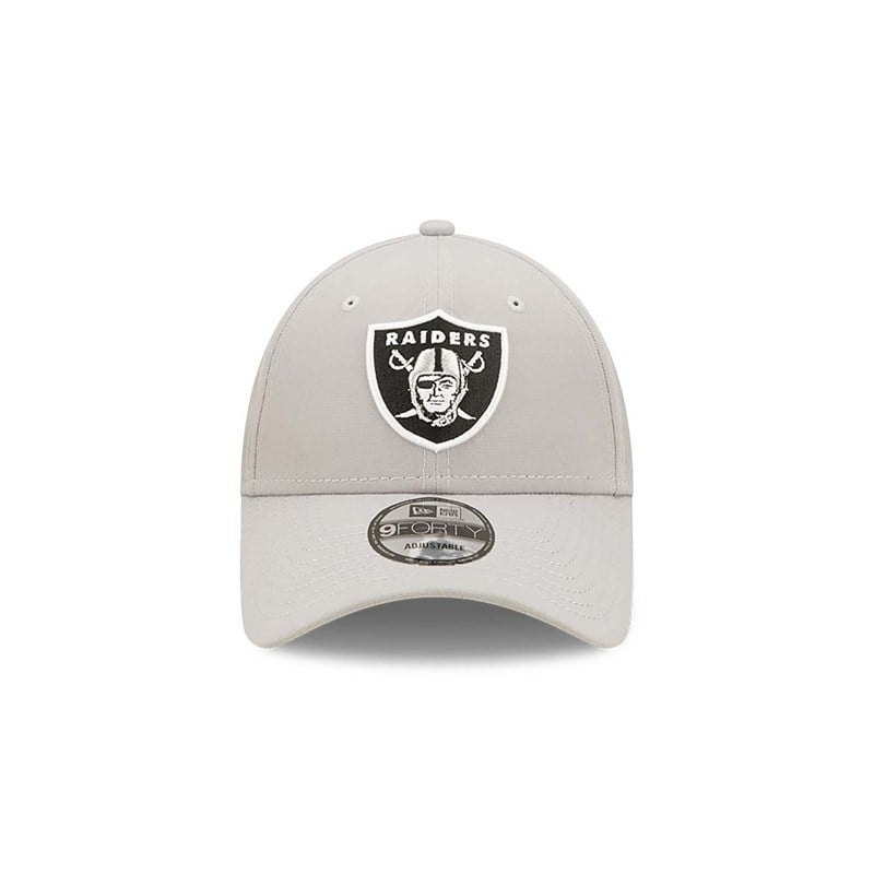 Grey New Era Las Vegas Raiders Repreve Adjustable Cap 9forty | JPDI30624