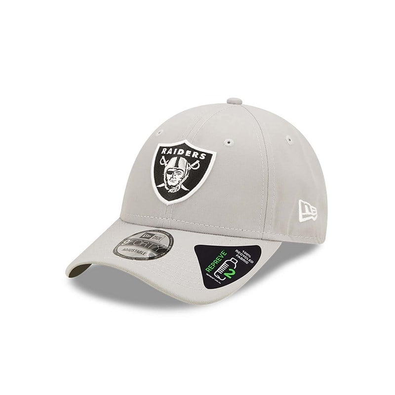 Grey New Era Las Vegas Raiders Repreve Adjustable Cap 9forty | JPDI30624