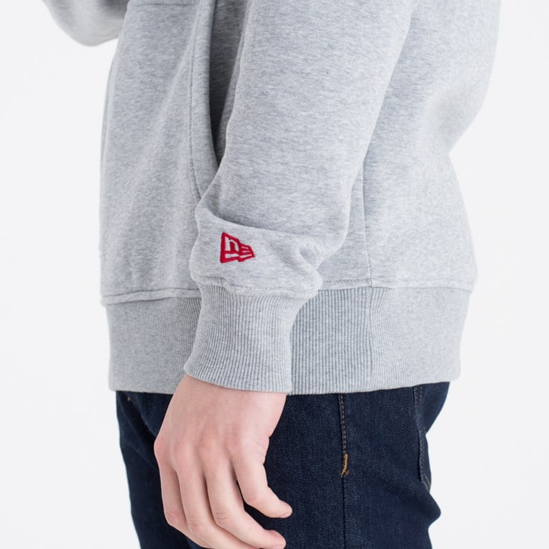 Grey New Era MLB Logo Hoodie | GOXB87529