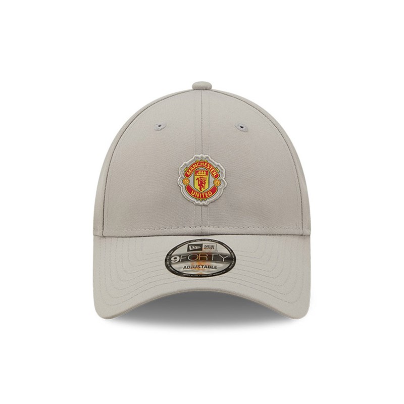 Grey New Era Manchester United Repreve Adjustable Cap 9forty | XKUV76283