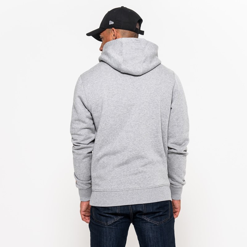 Grey New Era Miami Dolphins Team Logo Hoodie | TKNF08635