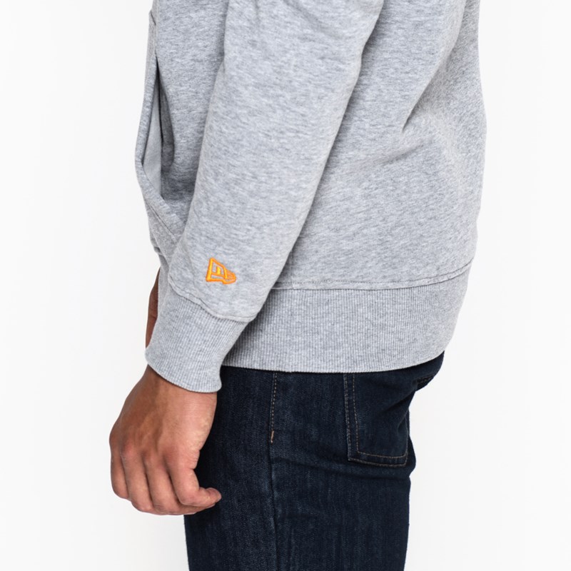 Grey New Era Miami Dolphins Team Logo Hoodie | TKNF08635