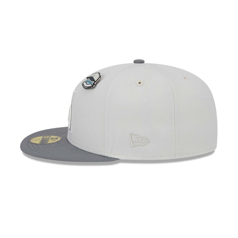 Grey New Era Miami Marlins Outer Space Fitted Cap 59fifty | AXGB20493