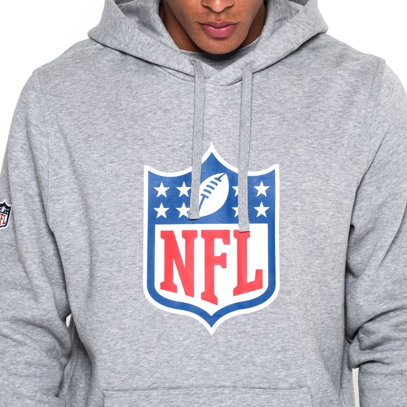 Grey New Era NFL Logo Hoodie | TLUX49825