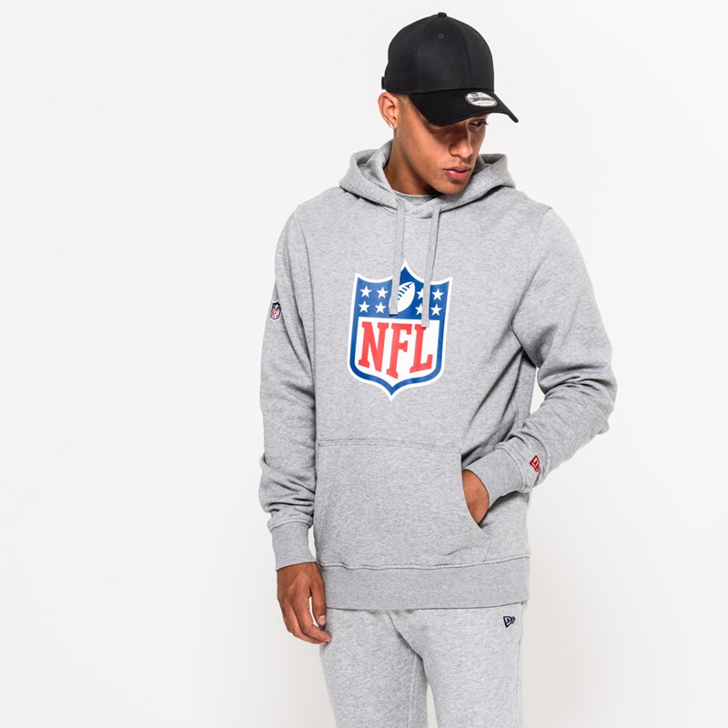 Grey New Era NFL Logo Hoodie | TLUX49825