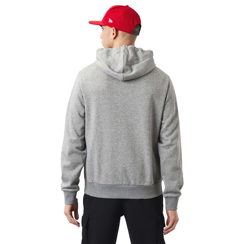 Grey New Era NFL Logo Script Hoodie | AZLS80513