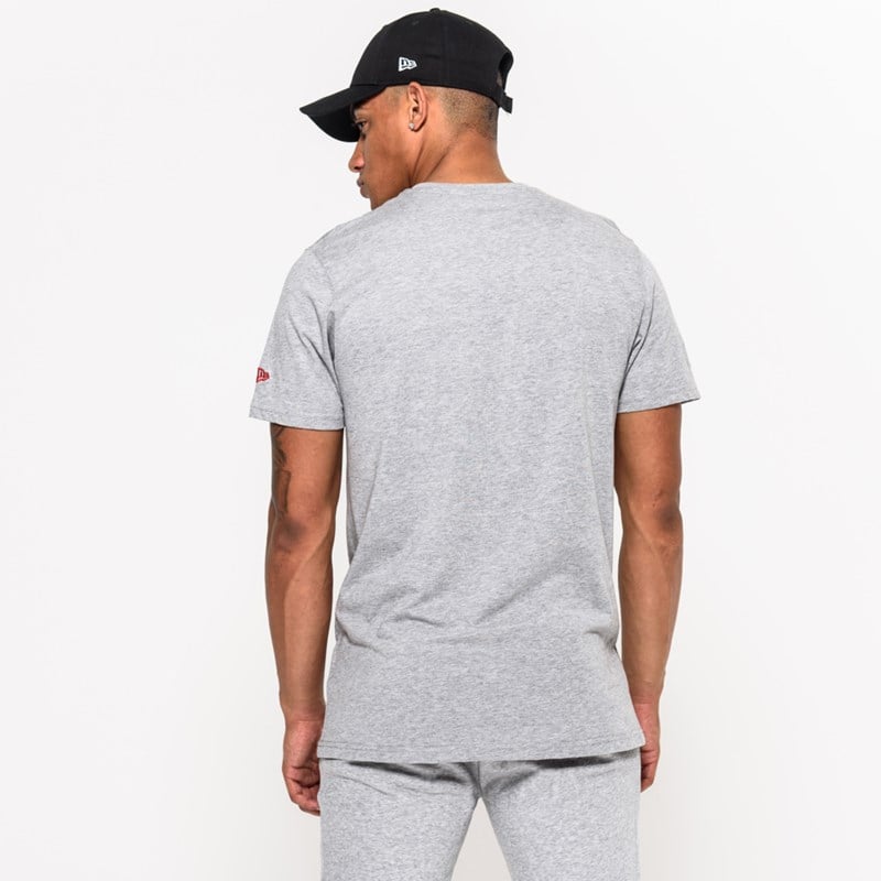 Grey New Era NFL Logo T-Shirt | DSFP86493