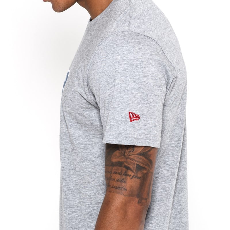 Grey New Era NFL Logo T-Shirt | DSFP86493