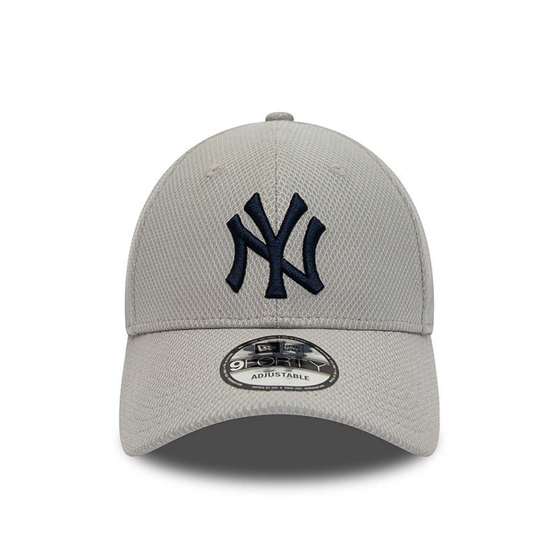 Grey New Era New York Yankees Diamond Era Essential Adjustable Cap 9forty | JOCV94071