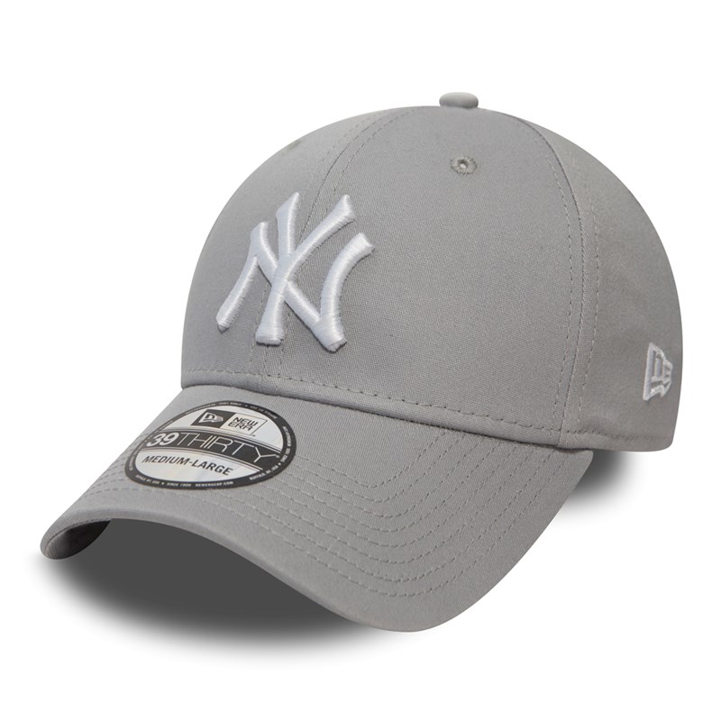 Grey New Era New York Yankees Essential Cap 39thirty | GOUW34765