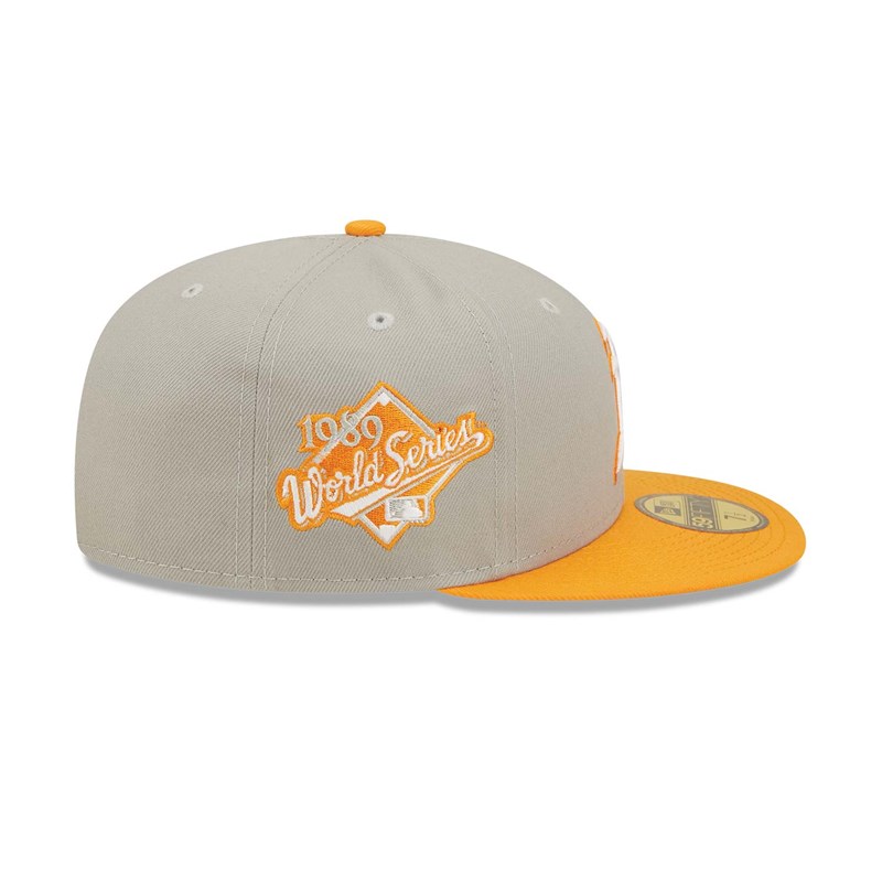 Grey New Era Oakland Athletics Soda Fitted Cap 59fifty | NQIS37061