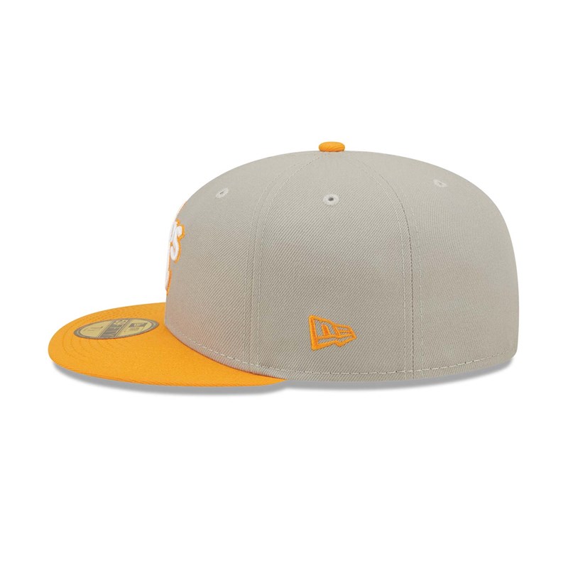 Grey New Era Oakland Athletics Soda Fitted Cap 59fifty | NQIS37061