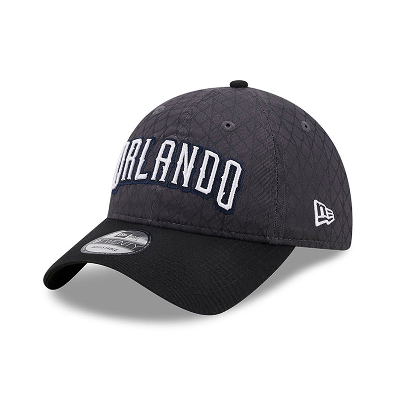 Grey New Era Orlando Magic Authentics City Edition Adjustable Cap 9twenty | FRNZ07689