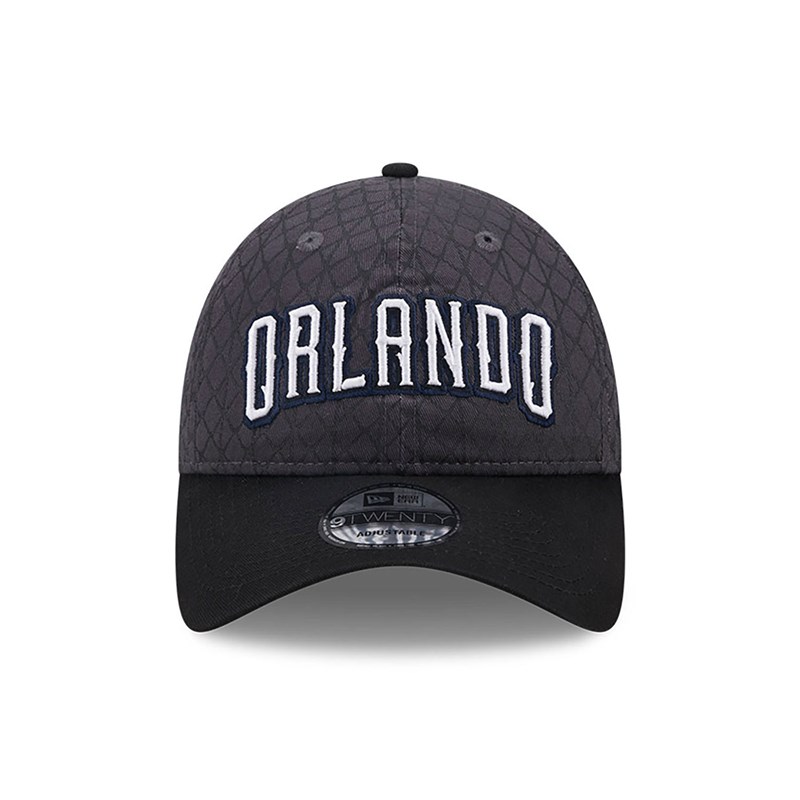 Grey New Era Orlando Magic Authentics City Edition Adjustable Cap 9twenty | FRNZ07689