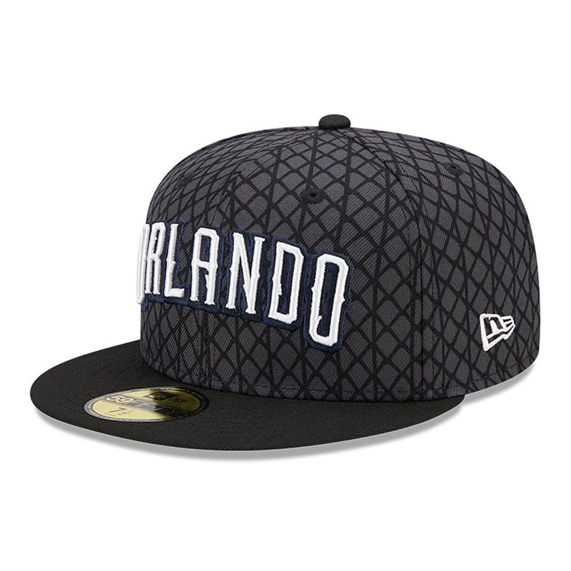 Grey New Era Orlando Magic Authentics City Edition Fitted Cap 59fifty | OASJ41658