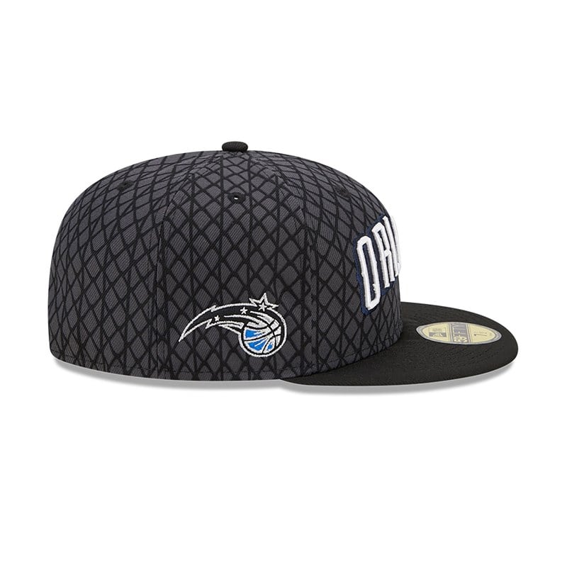 Grey New Era Orlando Magic Authentics City Edition Fitted Cap 59fifty | OASJ41658