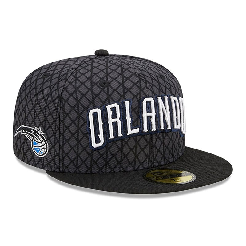 Grey New Era Orlando Magic Authentics City Edition Fitted Cap 59fifty | OASJ41658