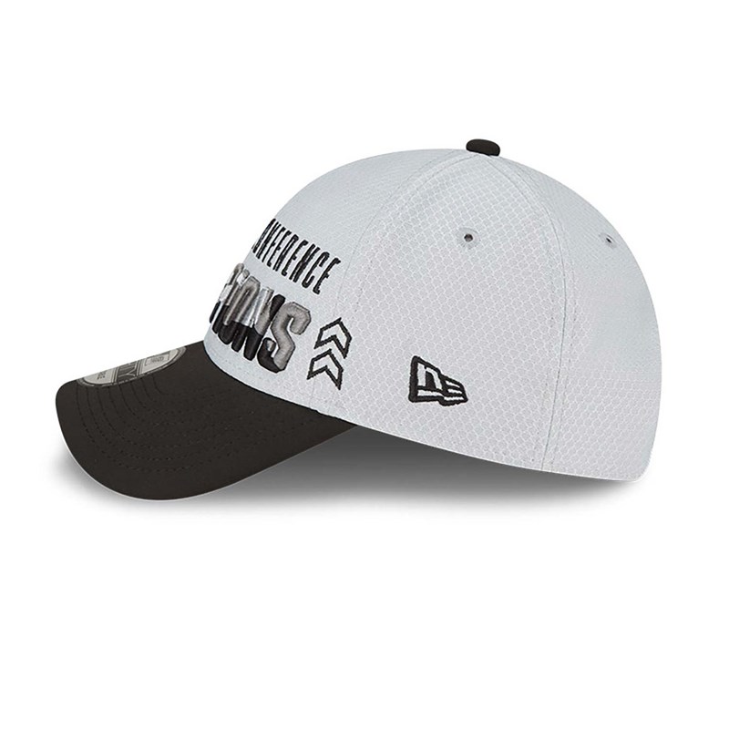 Grey New Era Philadelphia Eagles Conference Champions Adjustable Cap 9forty | DACP63418