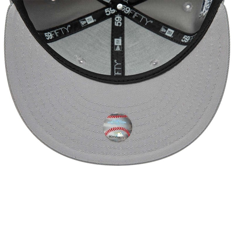 Grey New Era San Diego Padres Basics Fitted Cap 59fifty | RUFQ60537