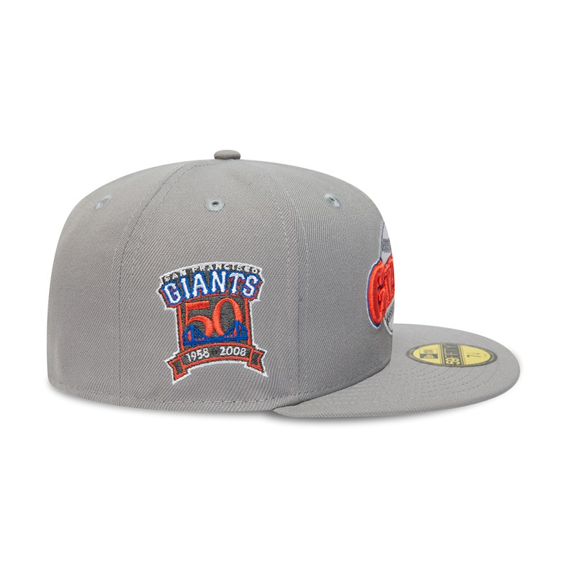 Grey New Era San Francisco Giants 50 Years Fitted Cap 59fifty | FZIE76935