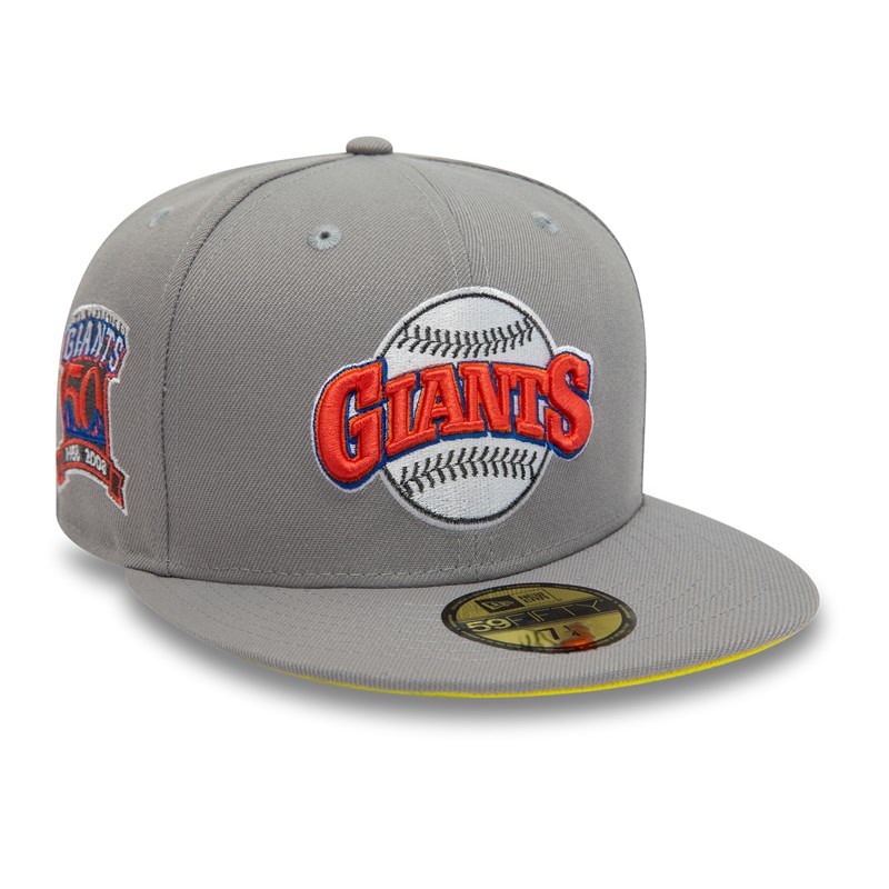 Grey New Era San Francisco Giants 50 Years Fitted Cap 59fifty | FZIE76935