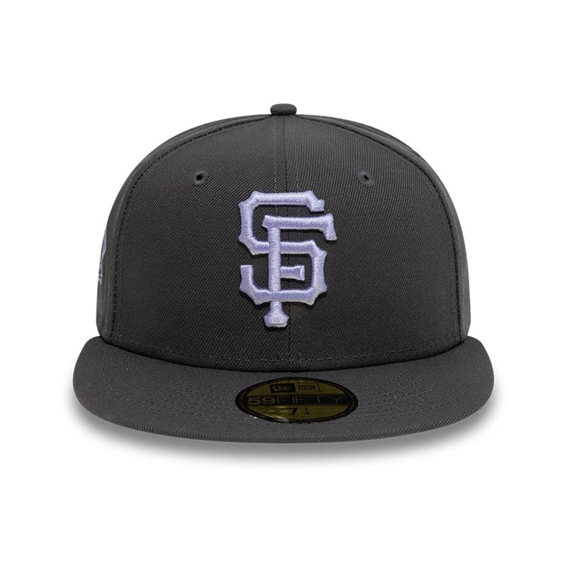 Grey New Era San Francisco Giants Fitted Cap 59fifty | ZHOS53490