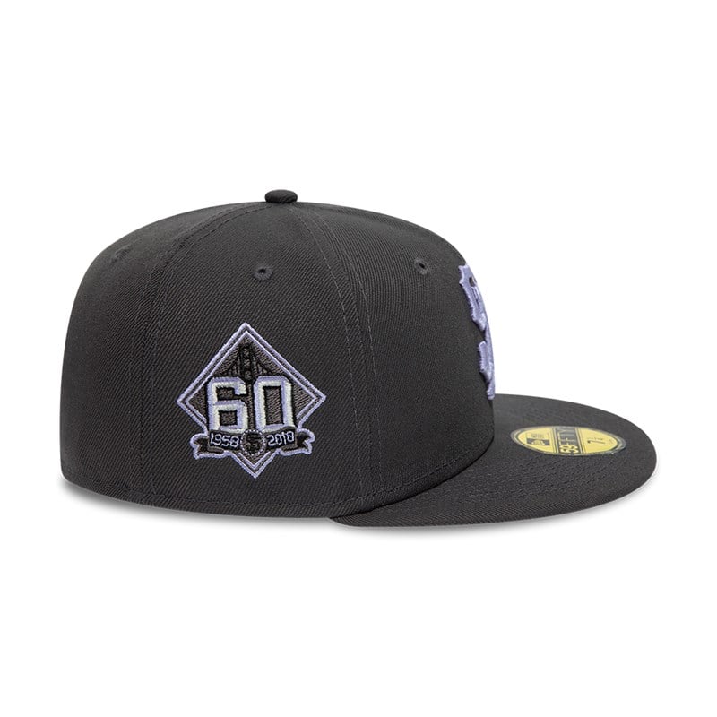 Grey New Era San Francisco Giants Fitted Cap 59fifty | ZHOS53490