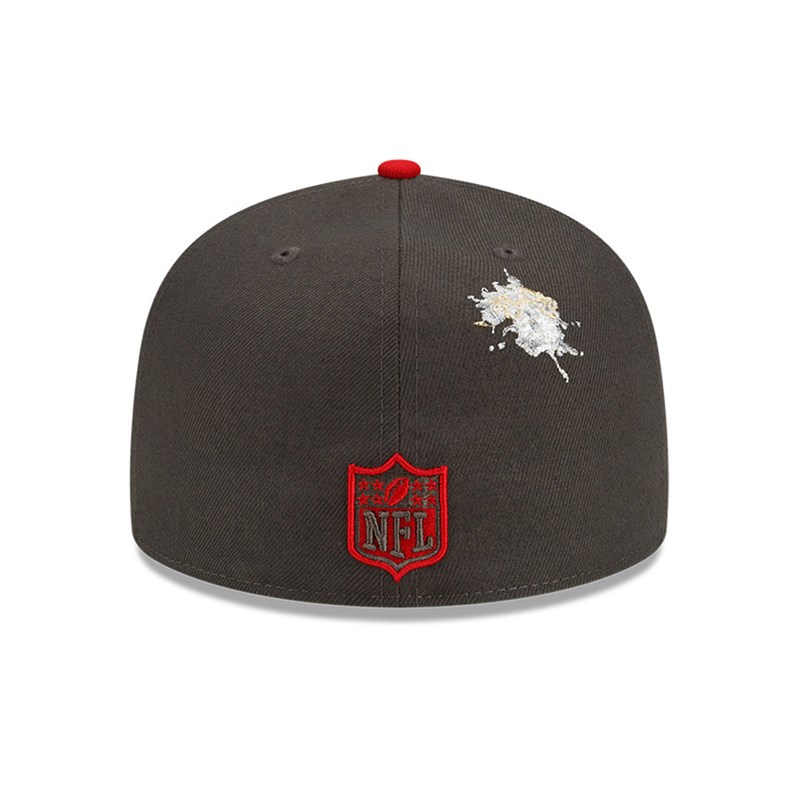 Grey New Era Tampa Bay Buccaneers X Staple Fitted Cap 59fifty | VCSH62931