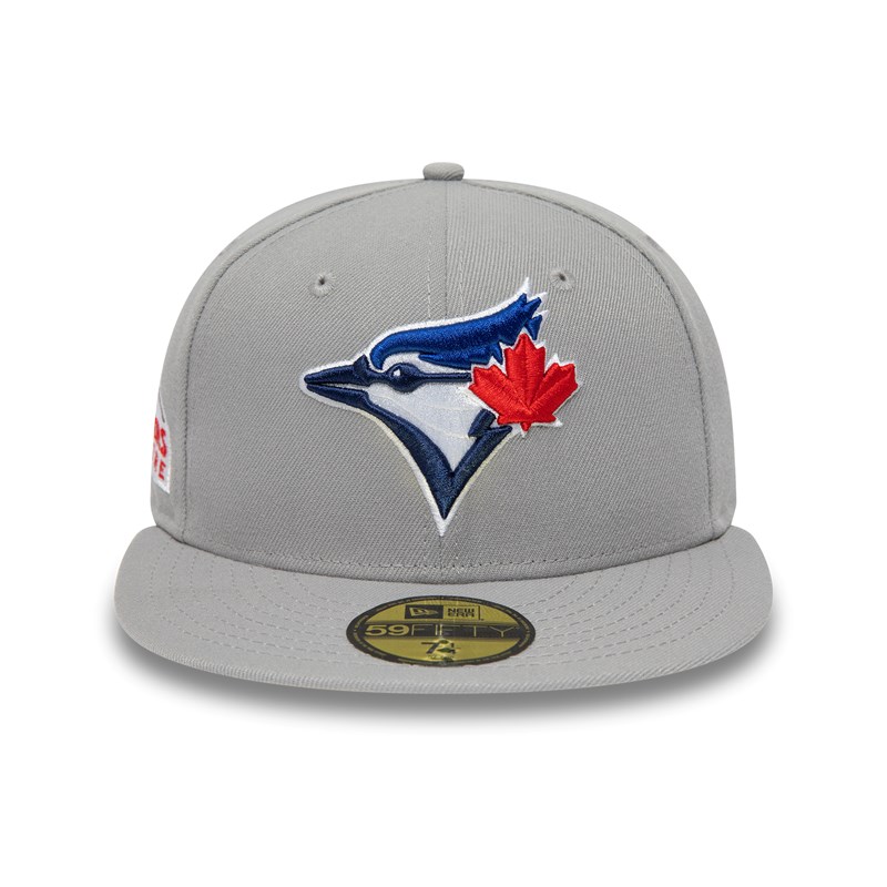 Grey New Era Toronto Jays American League Stadium Fitted Cap 59fifty | HZKC82470